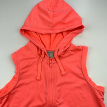 Load image into Gallery viewer, Girls Emerson, sleeveless zip up hooded top, GUC, size 10,  