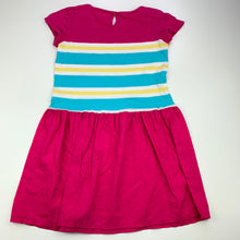 Load image into Gallery viewer, Girls Target, colourful cotton casual dress, FUC, size 6, L: 61cm