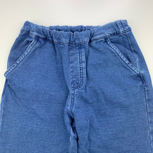 unisex Uniqlo, cropped denim pants, elasticated, Inside leg: 47cm, GUC, size 7-8,  