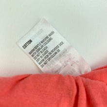 Load image into Gallery viewer, Girls Tiny Little Wonders, coral cotton singlet / tank top, EUC, size 1,  