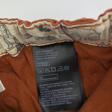 Load image into Gallery viewer, Boys H&amp;M, cotton lined casual pants, adjustable, EUC, size 00,  