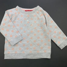 Load image into Gallery viewer, Girls Sprout, fleece lined sweater, jumper, diamond, EUC, size 0,  