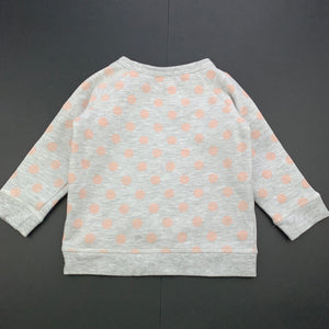 Girls Sprout, fleece lined sweater, jumper, diamond, EUC, size 0,  