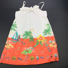 Load image into Gallery viewer, Girls Little Leona, lined cotton summer dress, FUC, size 6, L: 63cm