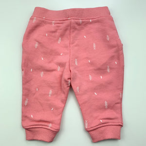 Girls Target, pink track / sweat pants, elasticated, EUC, size 000,  