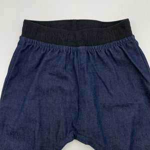 unisex Bonds, lightweight stretch denim pants / bottoms, EUC, size 000,  