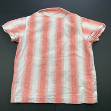 Load image into Gallery viewer, Boys Target, cotton / linen short sleeve shirt, GUC, size 1,  