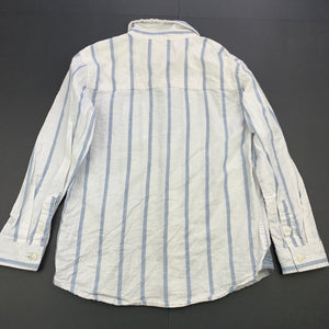 Boys Target, cotton / linen long sleeve shirt, GUC, size 6,  