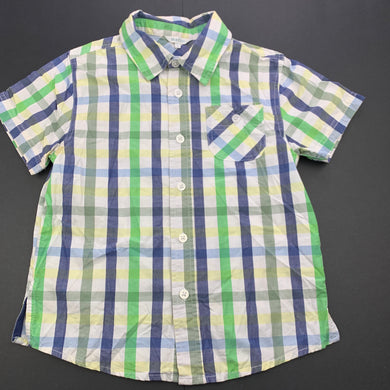 Boys Mix Kids, cotton short sleeve shirt, wash fade, FUC, size 5,  