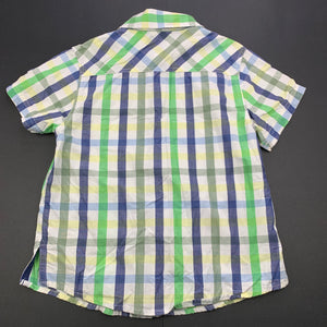 Boys Mix Kids, cotton short sleeve shirt, wash fade, FUC, size 5,  