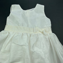 Load image into Gallery viewer, Girls Target, cream lined party / formal dress, FUC, size 1, L: 54cm