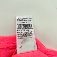 Load image into Gallery viewer, Girls Dymples, bright pink t-shirt / top, swan, NEW, size 00,  
