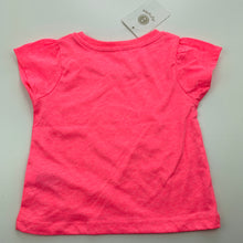 Load image into Gallery viewer, Girls Dymples, bright pink t-shirt / top, swan, NEW, size 00,  