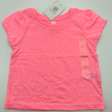 Girls Dymples, pink marle t-shirt / top, NEW, size 00,  
