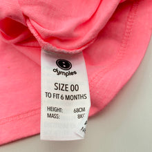 Load image into Gallery viewer, Girls Dymples, pink marle t-shirt / top, NEW, size 00,  
