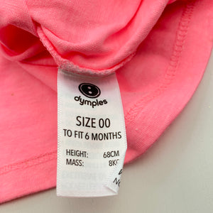 Girls Dymples, pink marle t-shirt / top, NEW, size 00,  