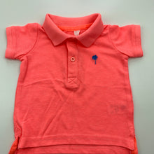 Load image into Gallery viewer, Boys Dymples, fluoro polo shirt / top, EUC, size 00,  