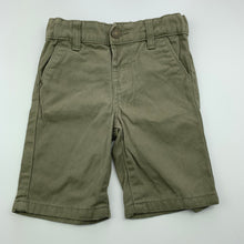Load image into Gallery viewer, Boys Denim Co, khaki cotton shorts, adjustable, FUC, size 1,  