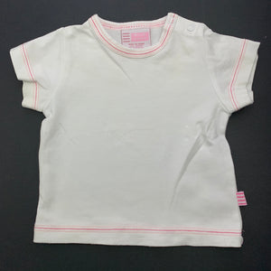 Girls Milk Pond, white stretchy t-shirt / top, FUC, size 000,  
