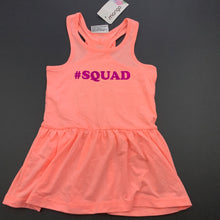 Load image into Gallery viewer, Girls Mango, soft feel casual summer dress, NEW, size 1, L: 46cm