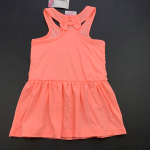 Girls Mango, soft feel casual summer dress, NEW, size 1, L: 46cm