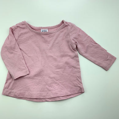 Girls Anko, cotton long sleeve t-shirt / top, GUC, size 000,  