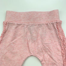 Load image into Gallery viewer, Girls Cotton On, pink marle stretchy leggings / bottoms, EUC, size 000,  