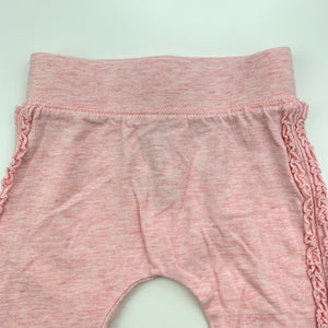 Girls Cotton On, pink marle stretchy leggings / bottoms, EUC, size 000,  