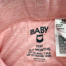 Load image into Gallery viewer, Girls Cotton On, pink marle stretchy leggings / bottoms, EUC, size 000,  