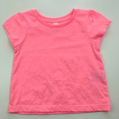 Girls Dymples, pink marle t-shirt / top, FUC, size 00,  