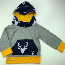 Load image into Gallery viewer, Boys lightweight, long sleeve hoodie t-shirt / top, GUC, size 00,  