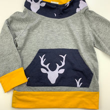 Load image into Gallery viewer, Boys lightweight, long sleeve hoodie t-shirt / top, GUC, size 00,  