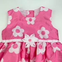 Load image into Gallery viewer, Girls George, lined lightweight floral party dress, EUC, size 00, L: 35cm