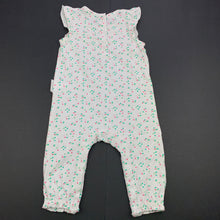 Load image into Gallery viewer, Girls purebaby, organic cotton romper, GUC, size 00,  