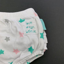 Load image into Gallery viewer, Girls Meemini, cotton ruffle bloomers / nappy cover, GUC, size 000,  