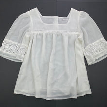 Load image into Gallery viewer, Girls Target, double layer, sheer short sleeve top, GUC, size 12,  