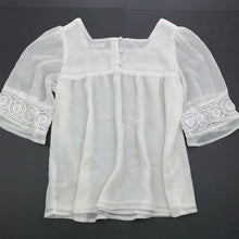 Load image into Gallery viewer, Girls Target, double layer, sheer short sleeve top, GUC, size 12,  