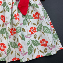 Load image into Gallery viewer, Girls lightweight, floral cotton dress, no labels, armpit to armpit: 23cm, GUC, size 0, L: 41cm