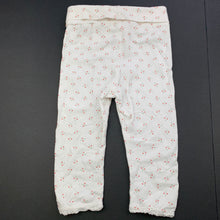 Load image into Gallery viewer, Girls H&amp;M, white leggings / bottoms, cherries, GUC, size 0,  