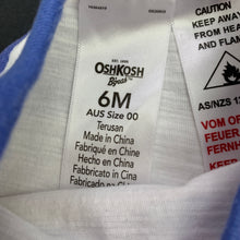 Load image into Gallery viewer, Boys Osh Kosh, all-in-one cotton romper, GUC, size 00,  