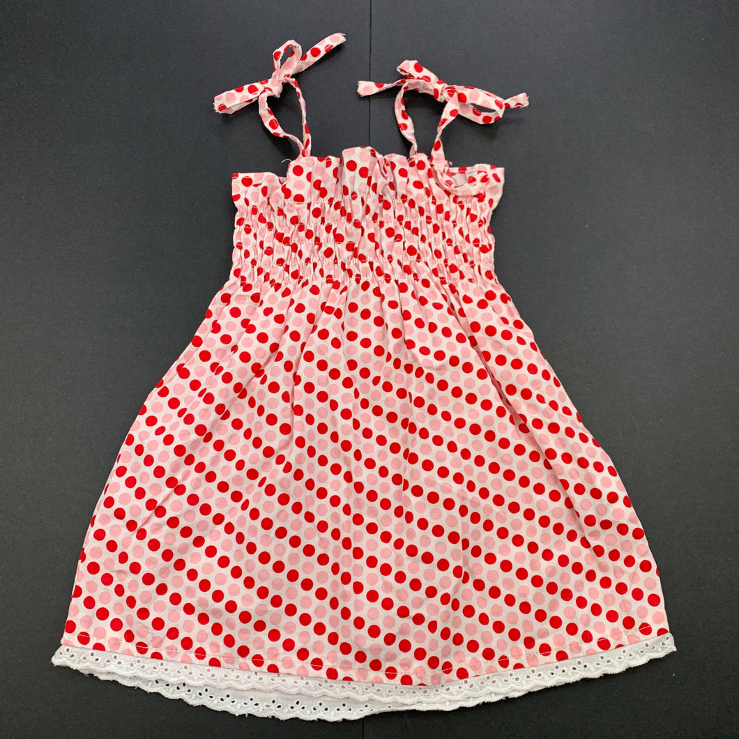 Girls Oobi, lightweight cotton casual summer dress, GUC, size 0-1, L: 41cm