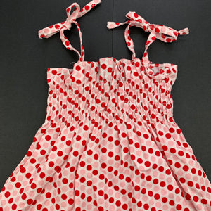 Girls Oobi, lightweight cotton casual summer dress, GUC, size 0-1, L: 41cm