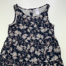 Load image into Gallery viewer, Girls Anko, navy lightweight casual dress, EUC, size 7, L: 68cm