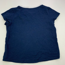 Load image into Gallery viewer, Girls Target, navy cotton t-shirt / top, GUC, size 9,  