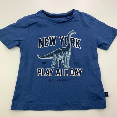 Boys Target, organic cotton t-shirt / top, dinosaur, EUC, size 2,  
