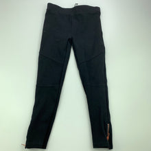 Load image into Gallery viewer, Girls Peter Morrissey, black stretchy pants, elasticated, Inside leg: 42cm, EUC, size 5,  