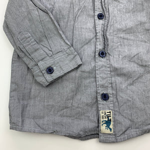 Boys Tilt, striped cotton long sleeve shirt, GUC, size 1,  