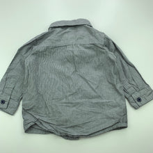Load image into Gallery viewer, Boys Tilt, striped cotton long sleeve shirt, GUC, size 1,  