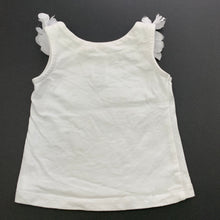 Load image into Gallery viewer, Girls Target, white singlet / tank top, GUC, size 000,  