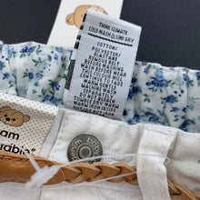 Load image into Gallery viewer, Girls Target, lightweight strech denim shorts, adjustable, NEW, size 00,  